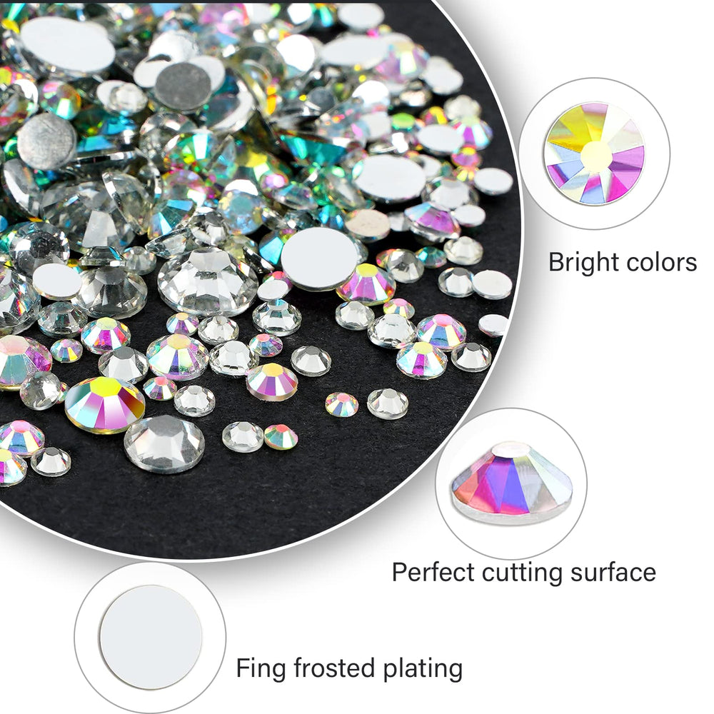 CANVALITE 12-compartment storage box keeps rhinestones organized.