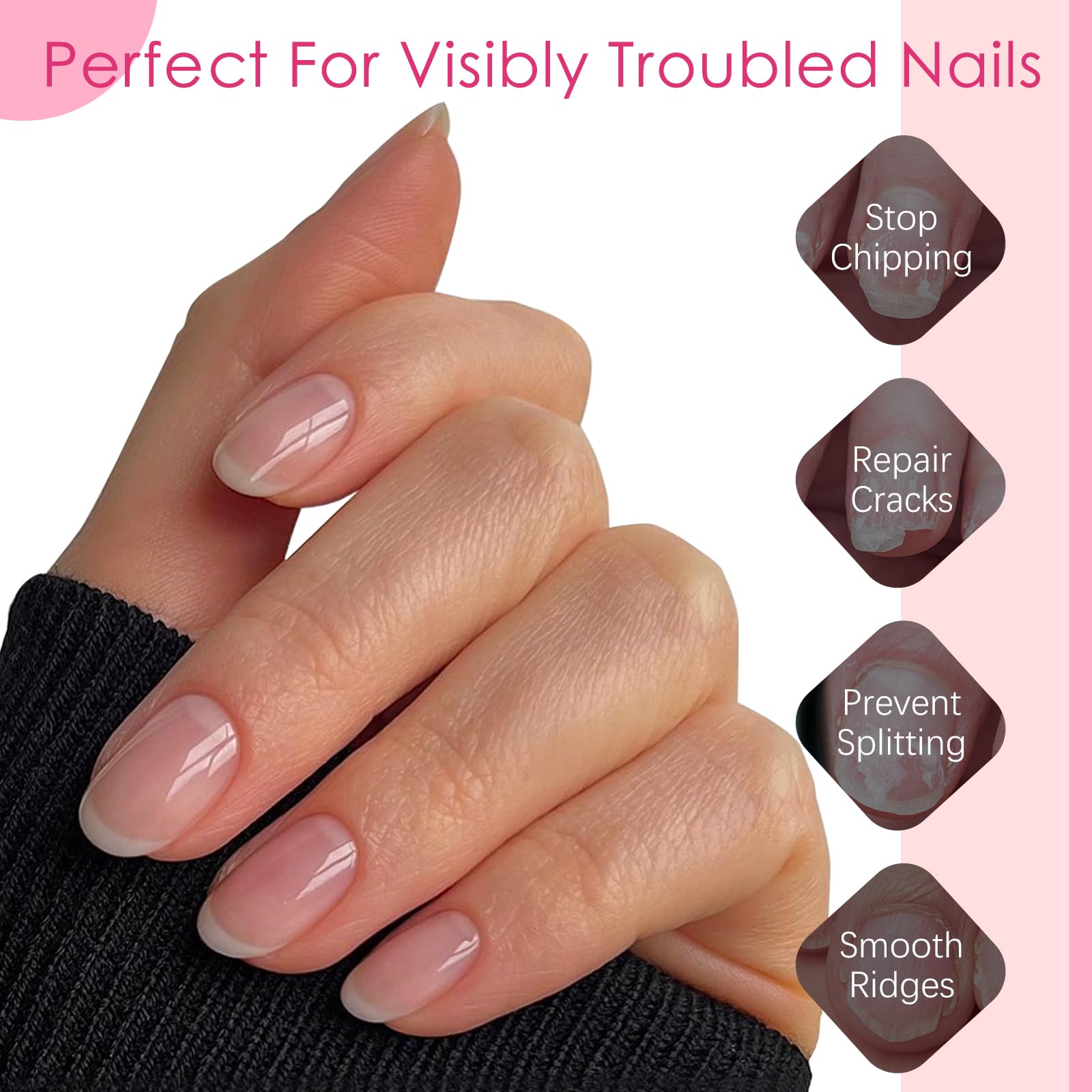 Canvalite 4-step glossy finish guides from shaping to polishing.