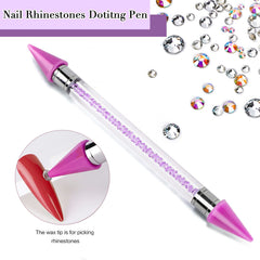 CANVALITE double-point dotting pen for precise rhinestone placement.