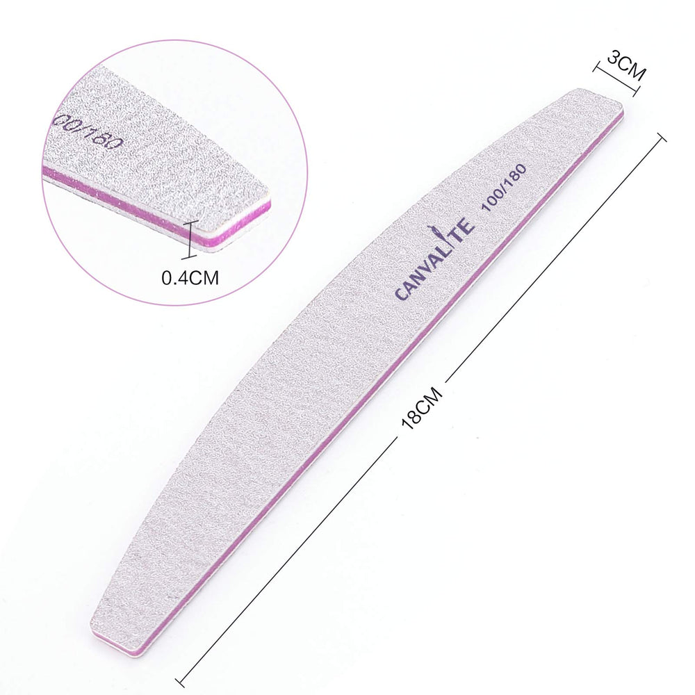 Double sided emery board by Canvalite for durable, repeated use