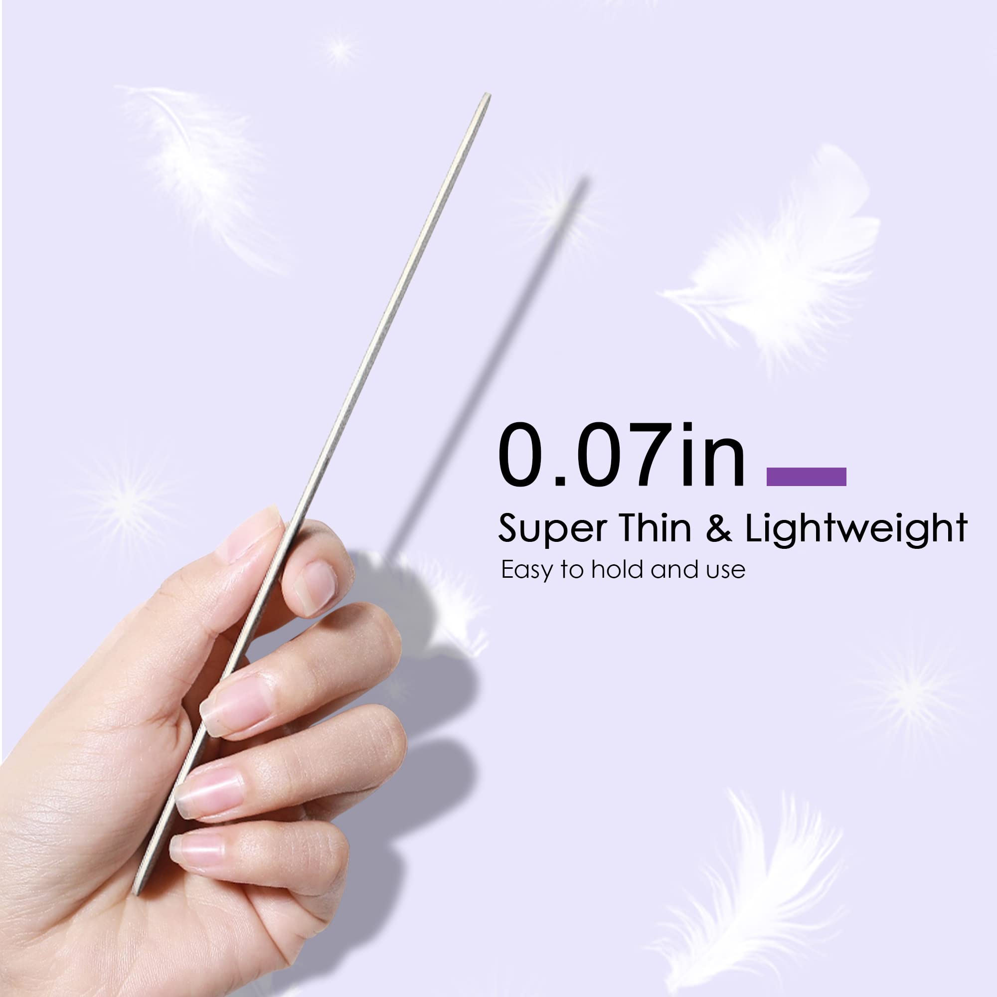 Canvalite lightweight, thin design for precise filing.