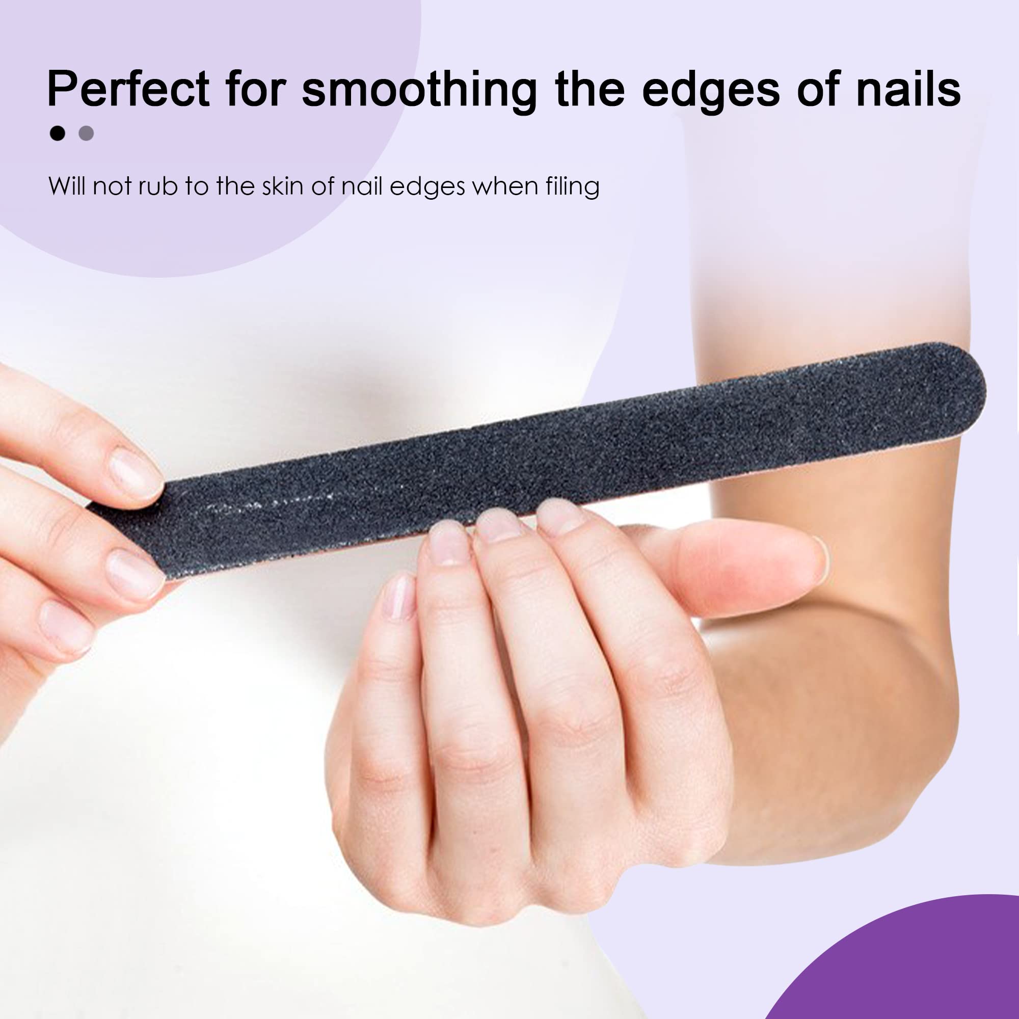 Canvalite washable and reusable emery boards stay clean after use.