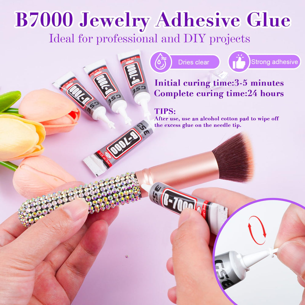 CANVALITE nail tweezers and pick-up tool simplify handling tiny stones.
