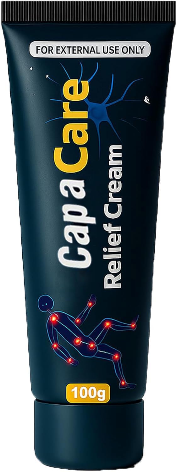 Capacare Original Neuropathy Relief Cream bottle for convenient daily use.