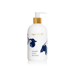 Capri Blue Jabon de Manos Volcano Flora Edit, botella blanca con ilustraciones y espuma suave para piel hidratada.