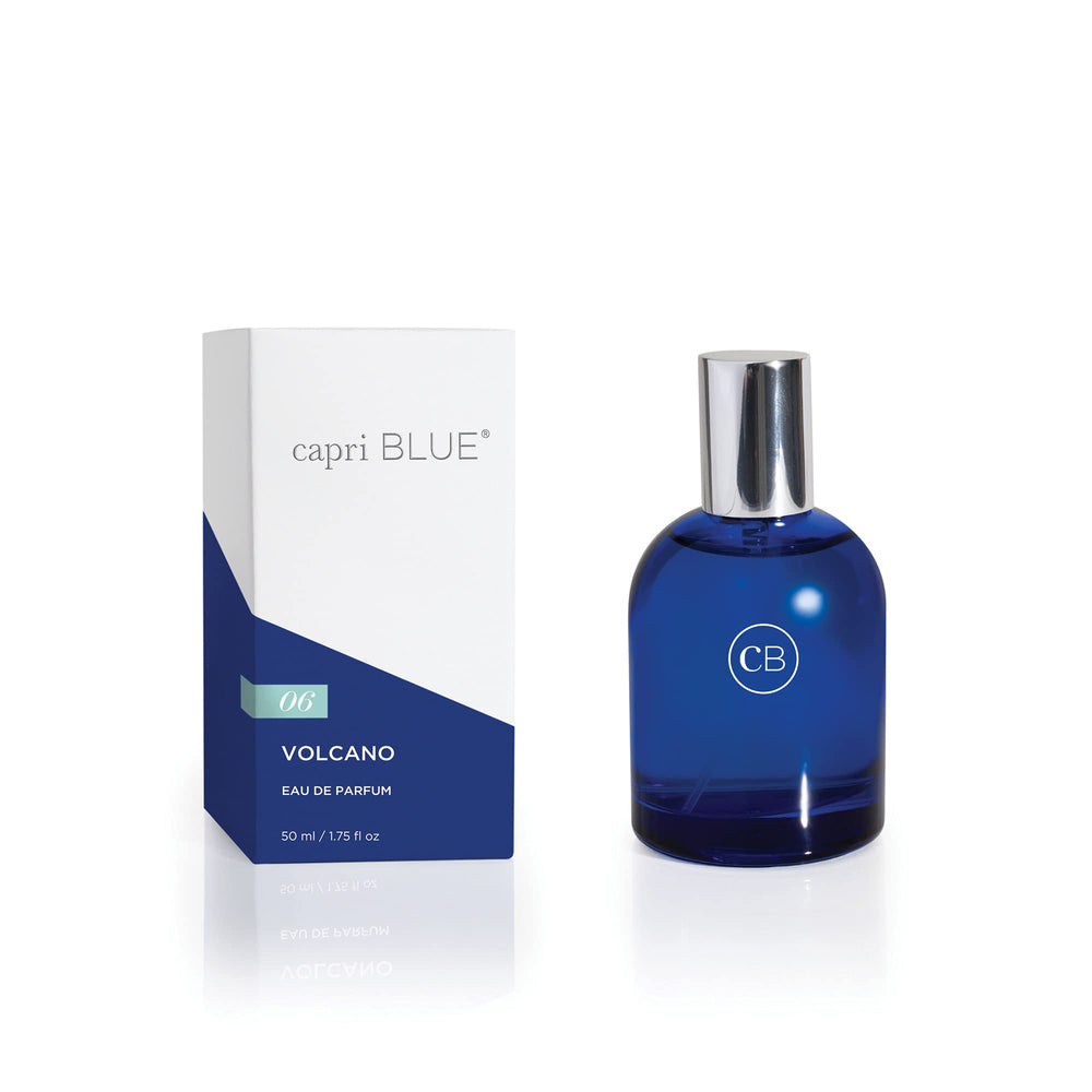 Capri Blue Volcano bottle front view showcasing tropical citrus fragrance for everyday wear.