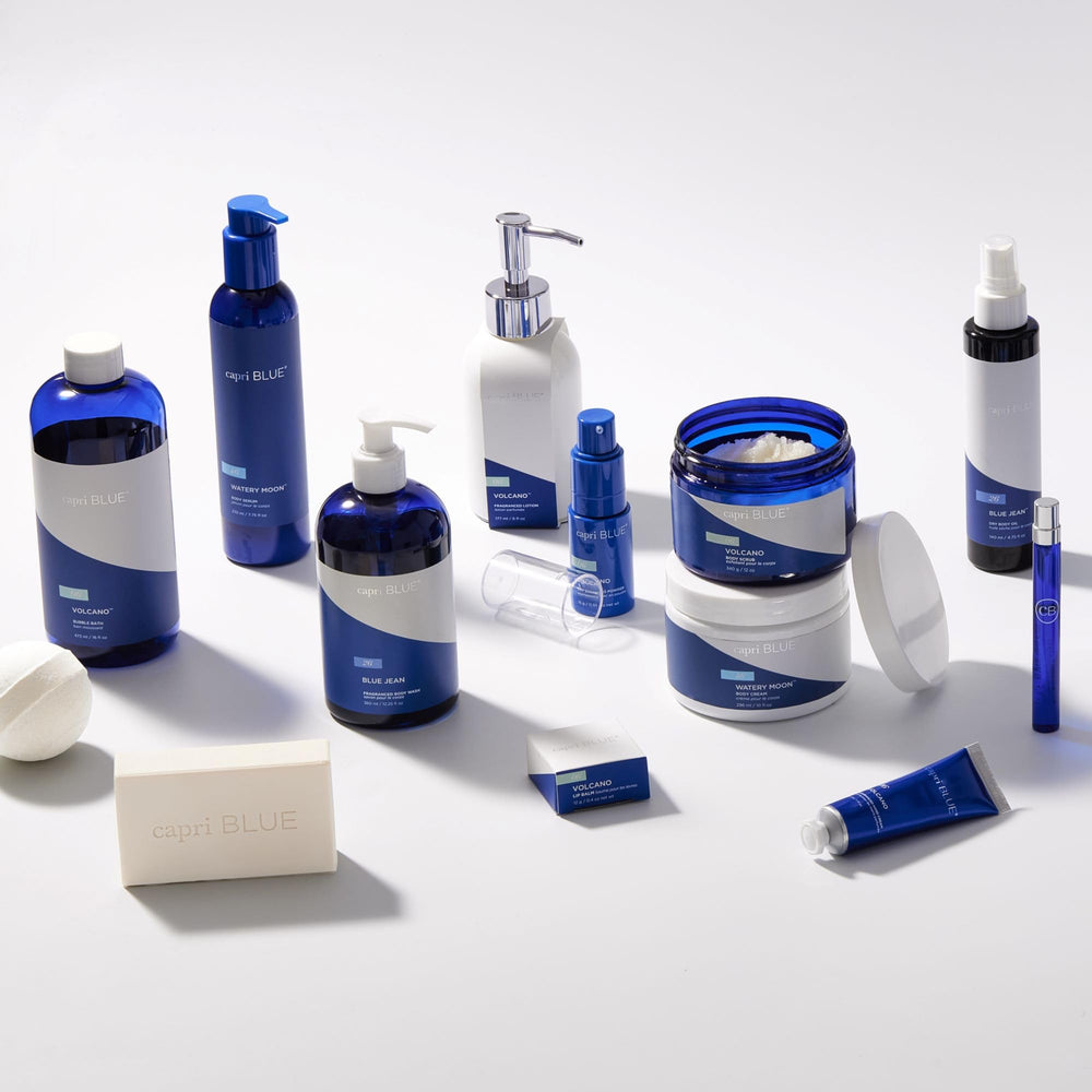 Capri Blue Volcano Bubble Bath ingredients include watermelon and pomegranate extracts.