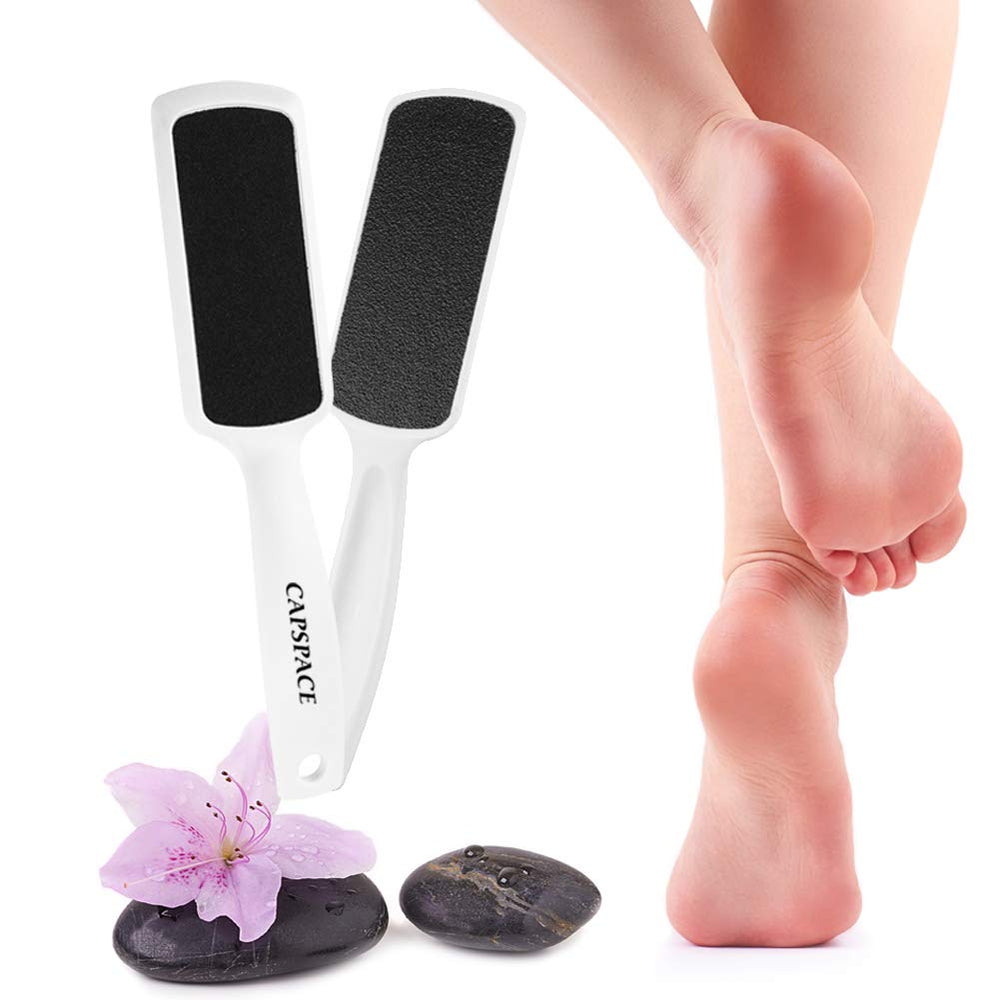 Capspace file supports wet and dry use for flexible foot care routines.