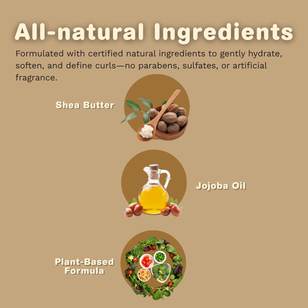 CARA B Naturally daily moisturizer softening hair with a light, non-greasy feel