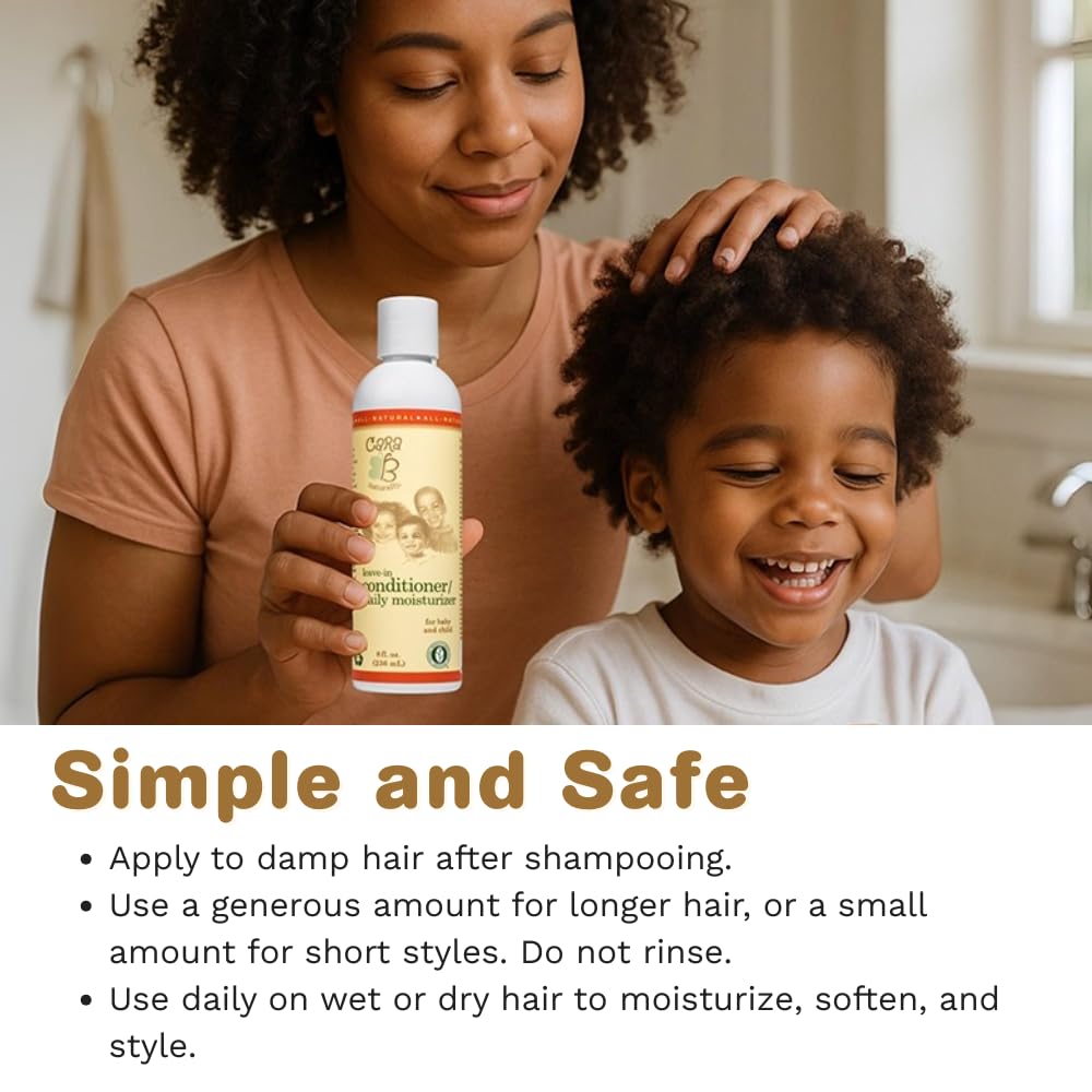 CARA B Naturally shea butter and jojoba oil nourish textured hair health