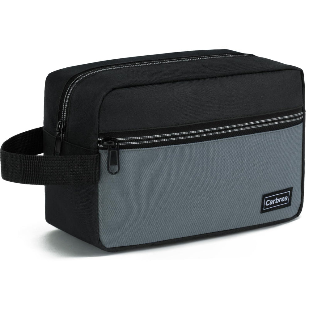 Carbrea travel toiletry bag compact size for easy packing on weekend trips.