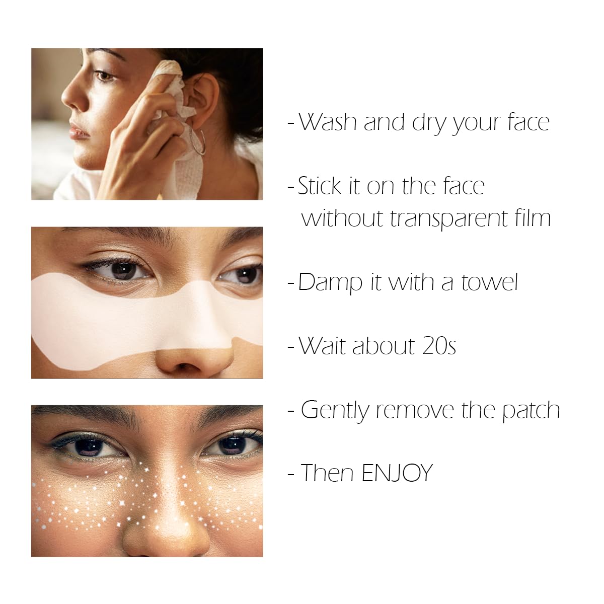 Cardiyar festival glow-up patches highlight cheeks for radiant sparkle.
