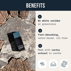 Cardon cactus-extract soothing boost in the formula for calm skin.