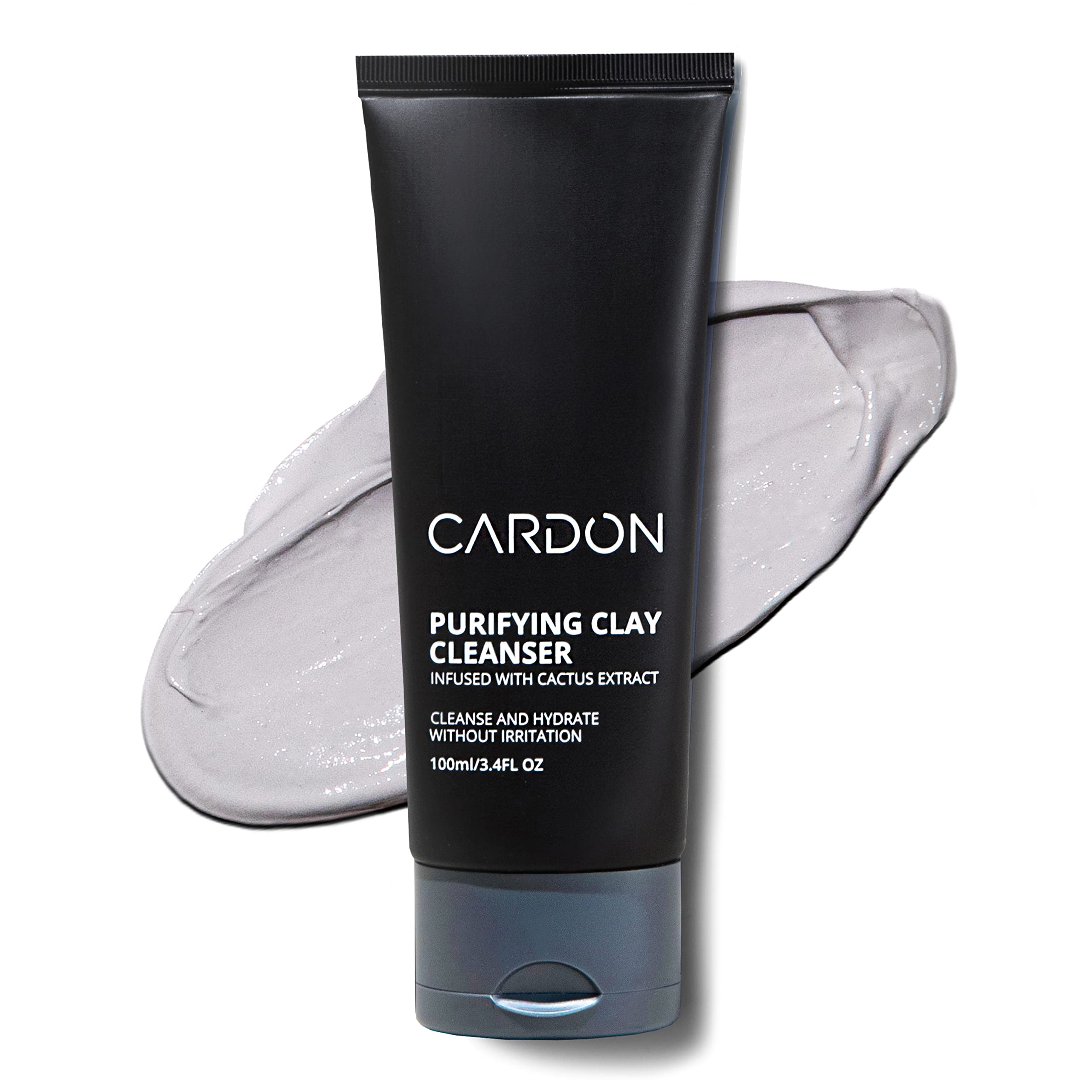 Cardon limpiador de arcilla para hombres, poros profundos y control de grasa