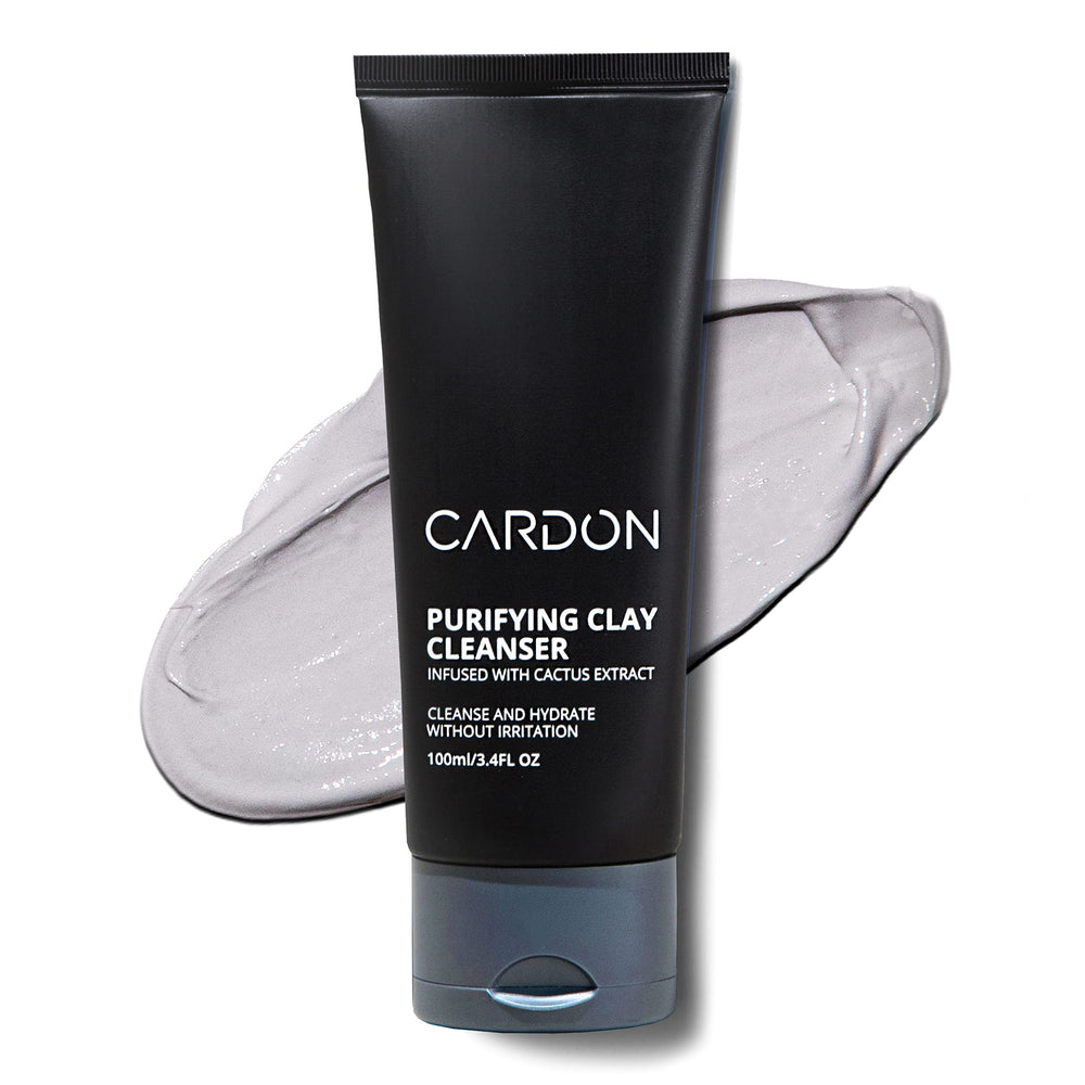 Cardon limpiador de arcilla para hombres, poros profundos y control de grasa