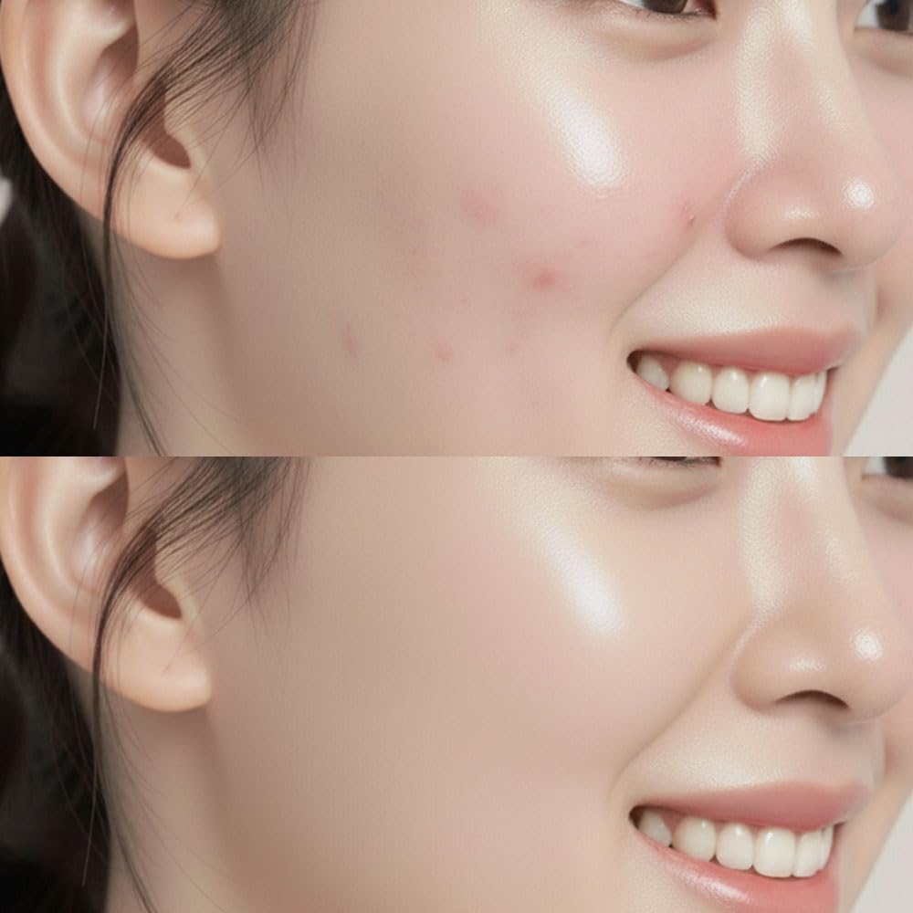 CARE:NEL Melasma crema en acción: busca un tono uniforme y piel radiante.