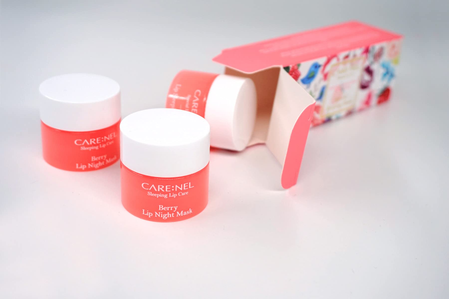 CARE:NEL textura ligera y no pegajosa de mascarilla labial-frambuesa