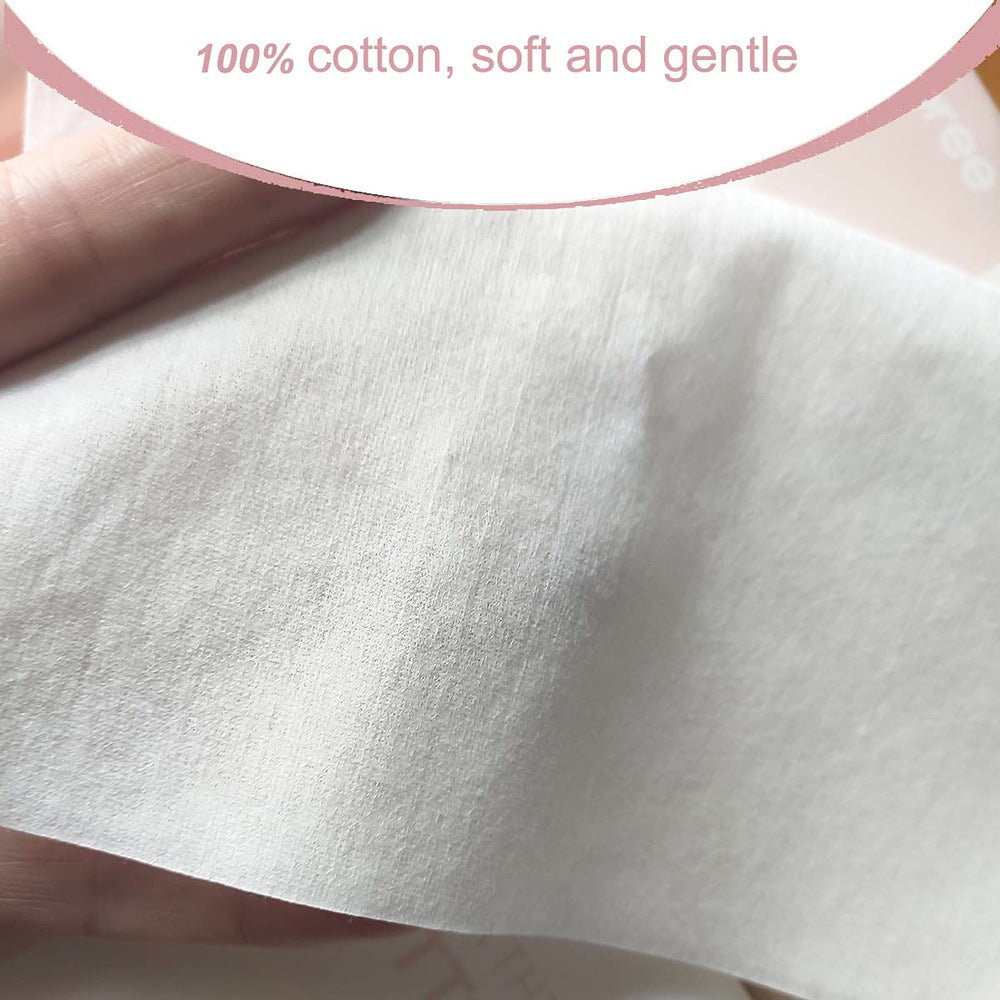 Careboree soft, lint-free dry tissue texture ideal for everyday tasks
