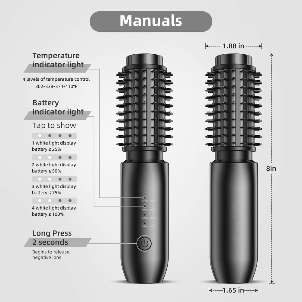 CARESKY bangs and face-framing touch-ups with 1.5-inch barrel