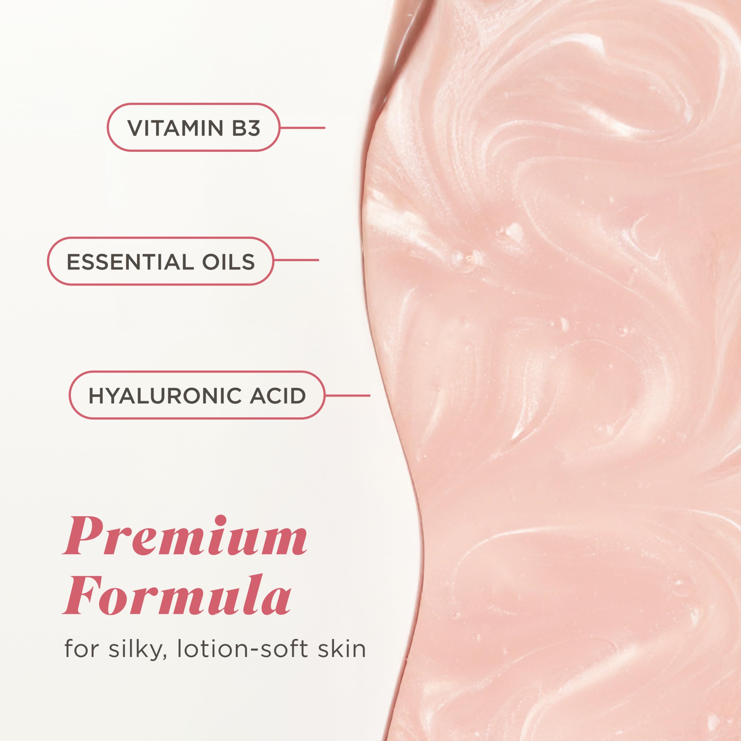 Caress Daily Silk hyaluronic acid boosts hydration while cleansing.