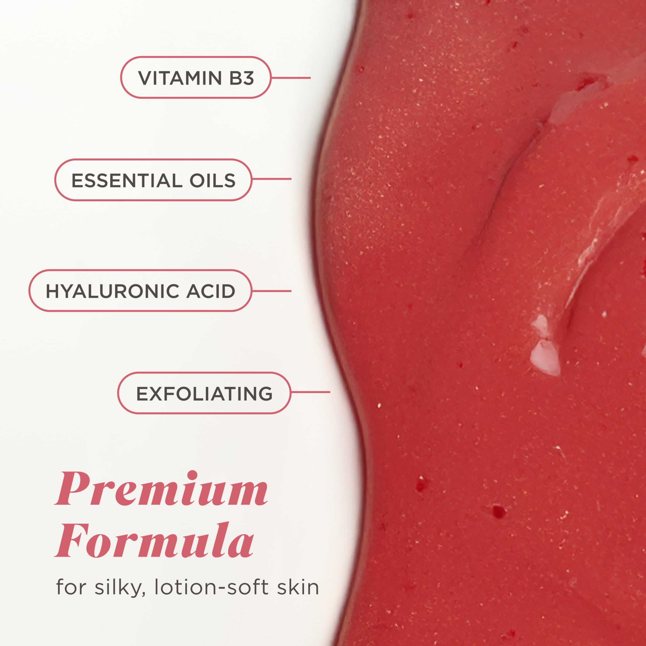 Caress dermatologist-tested pH-balanced formula is gentle on sensitive skin.
