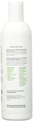 Champú Carina Organics Guisante Dulce espuma suave para cabello limpio.