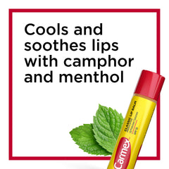 Carmex bálsamo labial manteca de cacao para hidratación profunda.