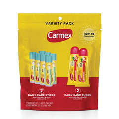 Carmex Daily Care bálsamo SPF15 barra fresa, protección diaria.