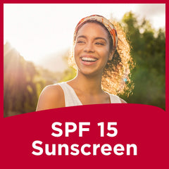 Carmex bálsamo labial en tubo compacto sabor durazno mango con SPF15.
