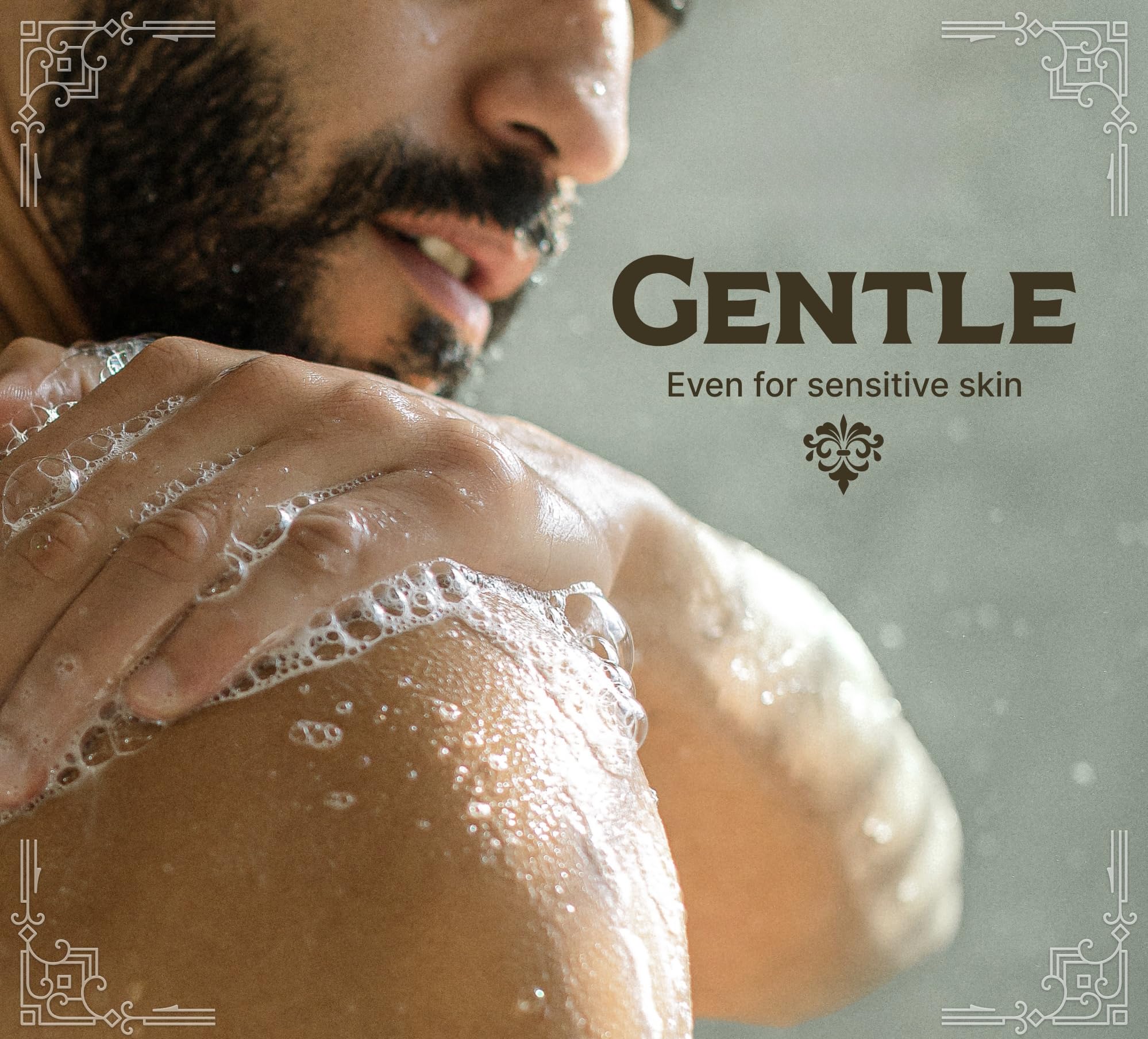Carolina Castile Olive-Oil Rich formula nourishes skin and hair.