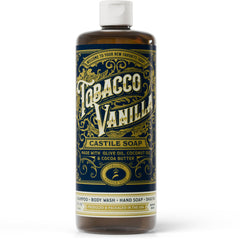 Carolina Castile Soap bottle front view illustrates gentle cleansing for sensitive skin