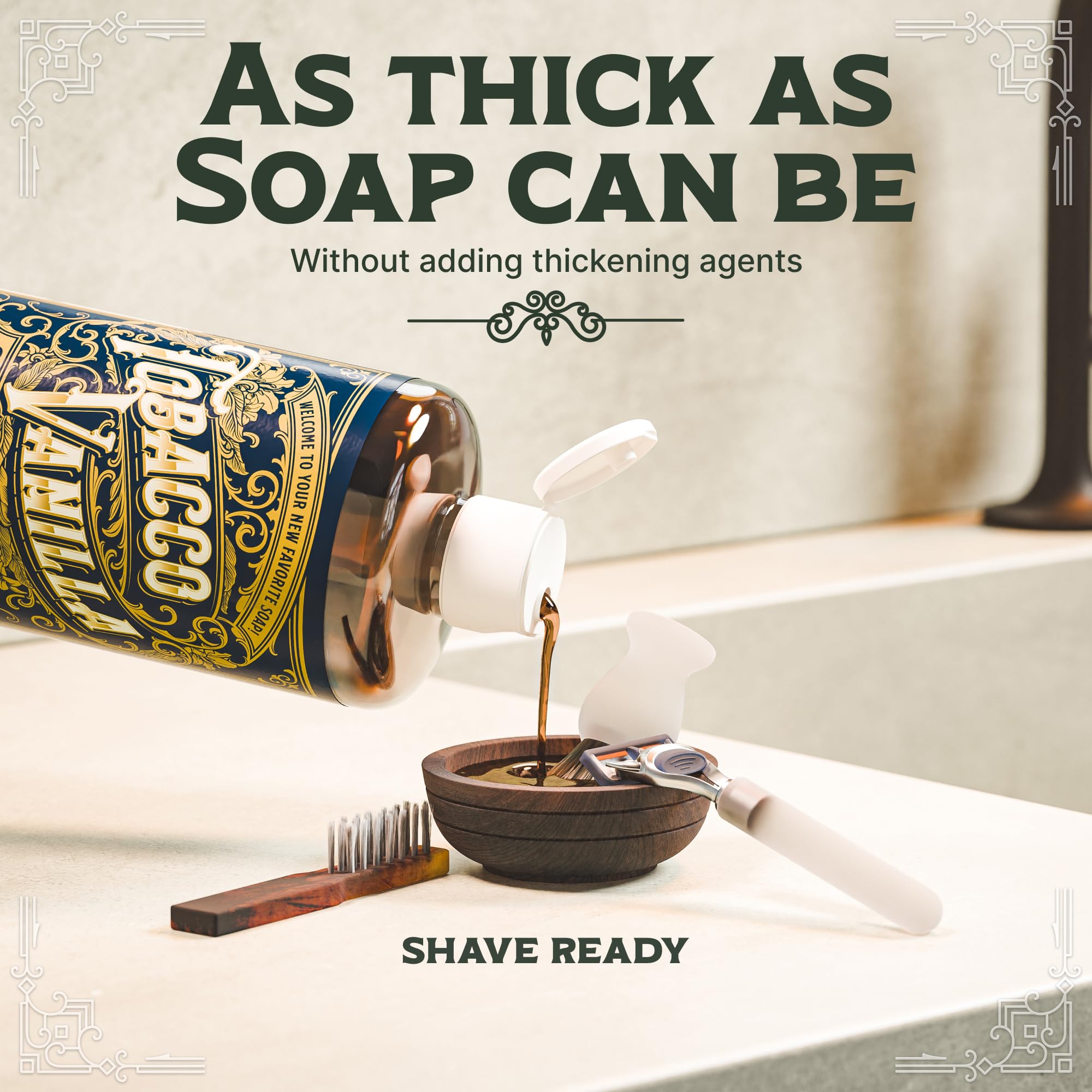 Carolina Castile Soap creamy lather image suggests gentle hydration during wash