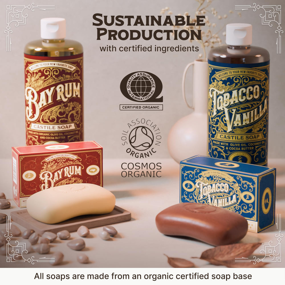 Carolina Castile Soap Envase Sostenible, empaque ecoamigable