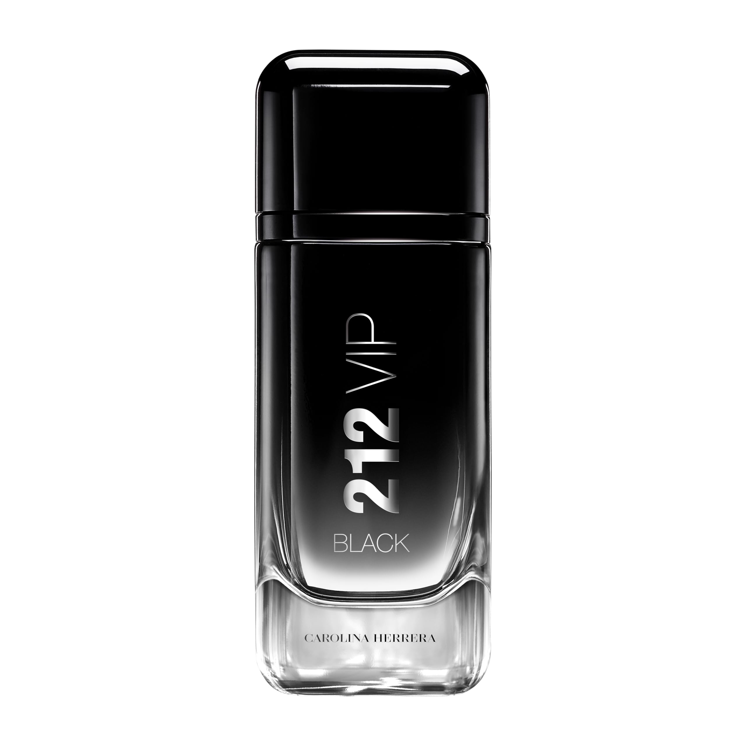Carolina Herrera 212 VIP Black bottle shot showing energetic evening scent