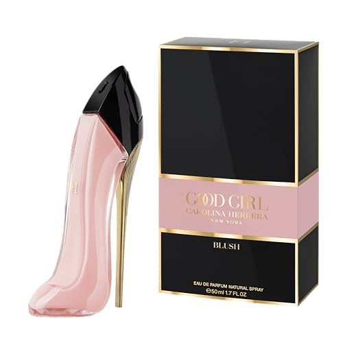Carolina Herrera Good Girl Blush box packaging highlighting premium scent experience