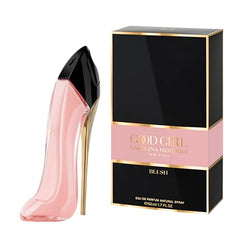 Carolina Herrera Good Girl Blush box packaging highlighting premium scent experience
