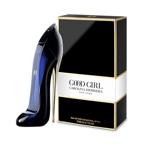 Carolina Herrera Good Girl stiletto-cap bottle conveys luxury design for special occasions.