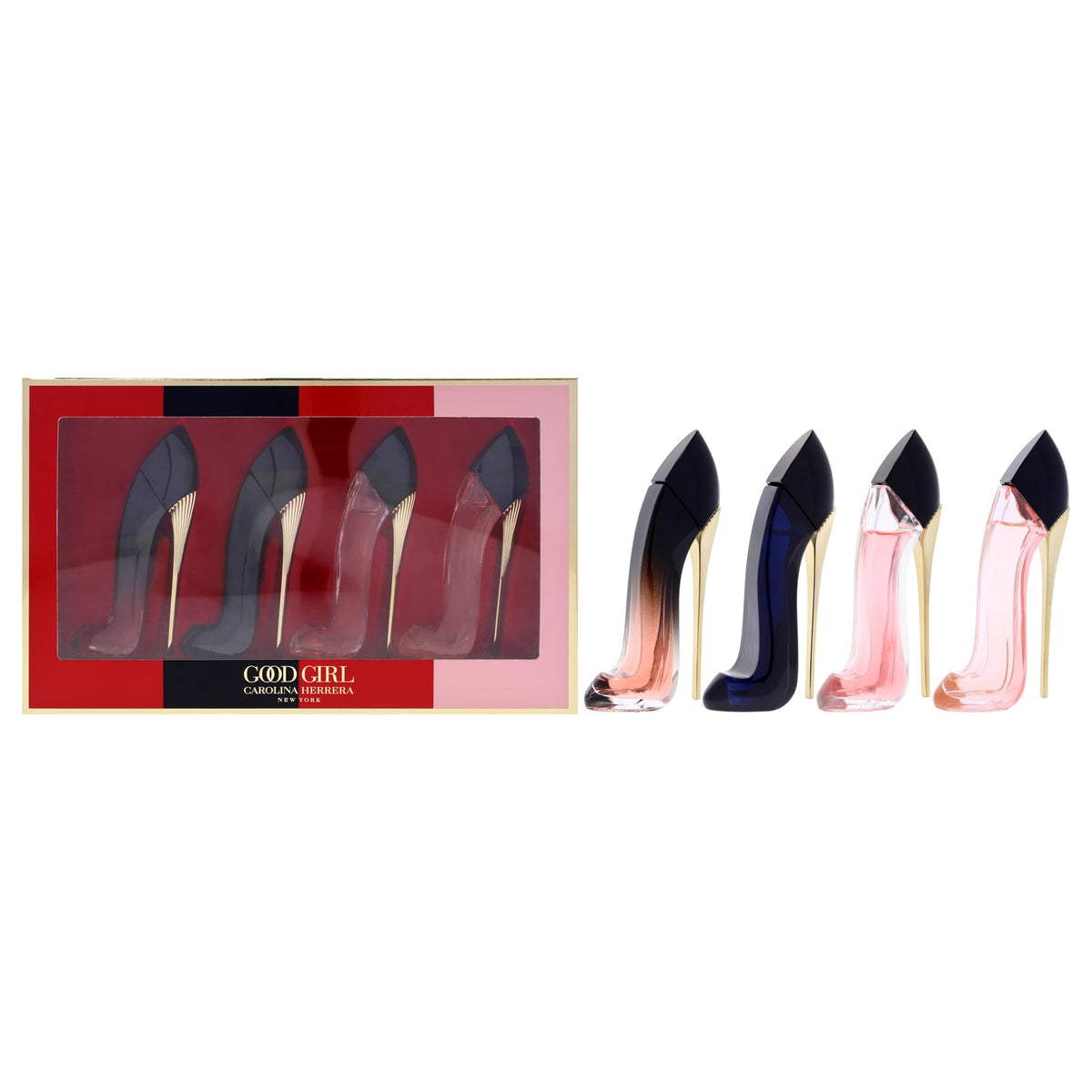 Carolina Herrera Good Girl travel-size splash bottle for easy on-the-go fragrance.