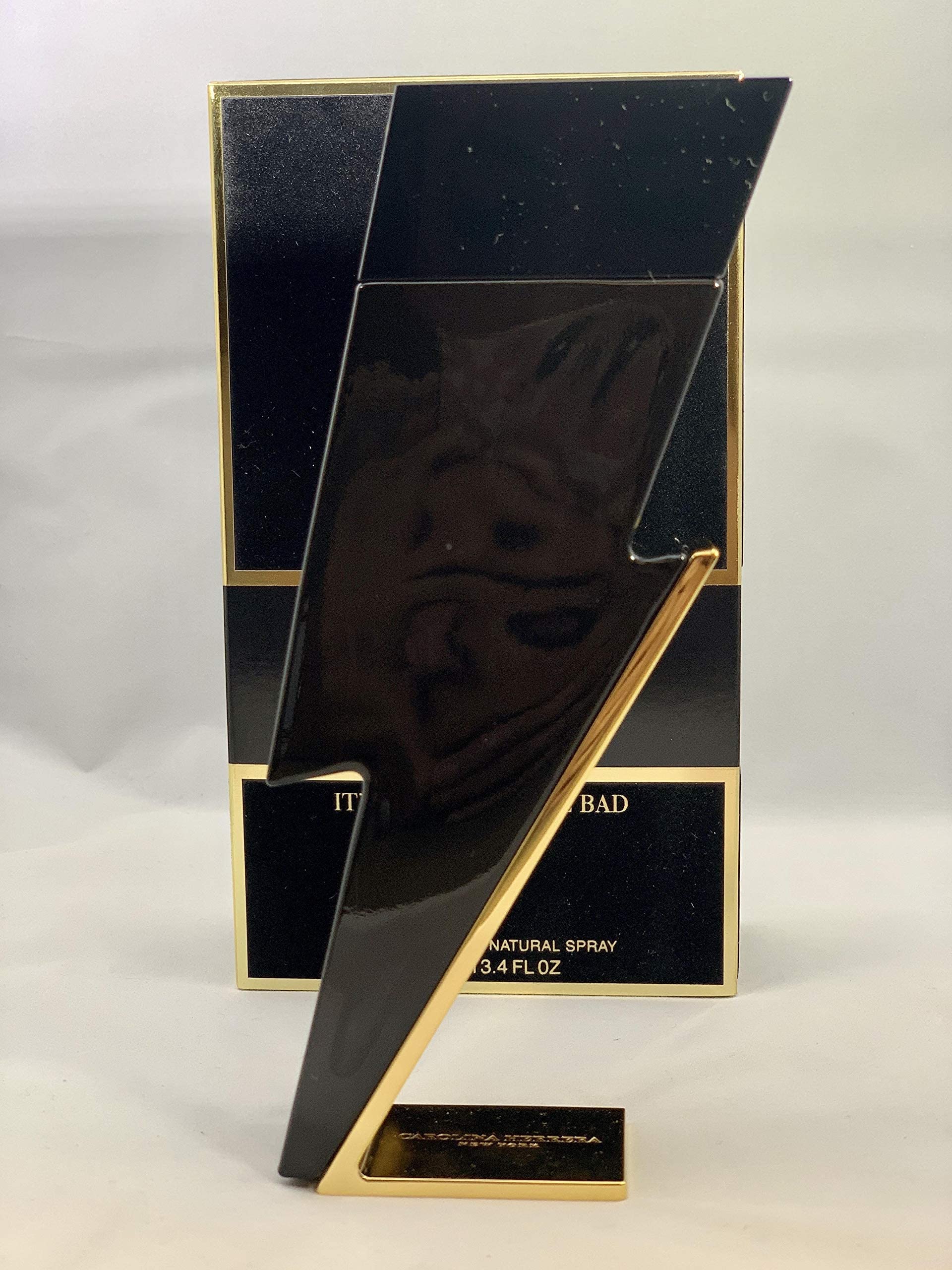 Carolina Herrera Bad Boy amber-spice profile adds warmth and presence.