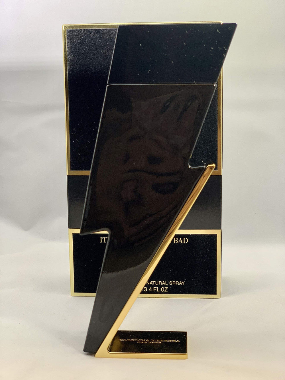 Carolina Herrera Bad Boy amber-spice profile adds warmth and presence.