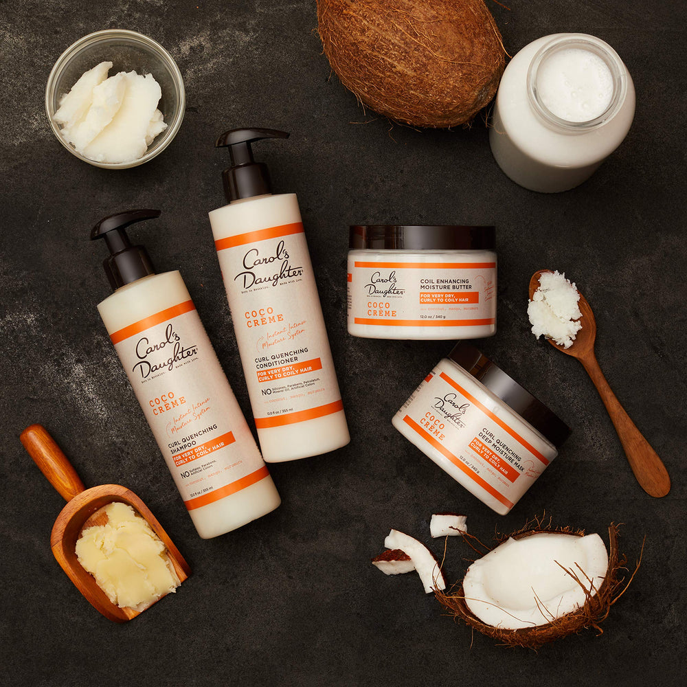 Carol's Daughter Coco Creme Coil Enhancing Moisture Butter jar defining curls.
