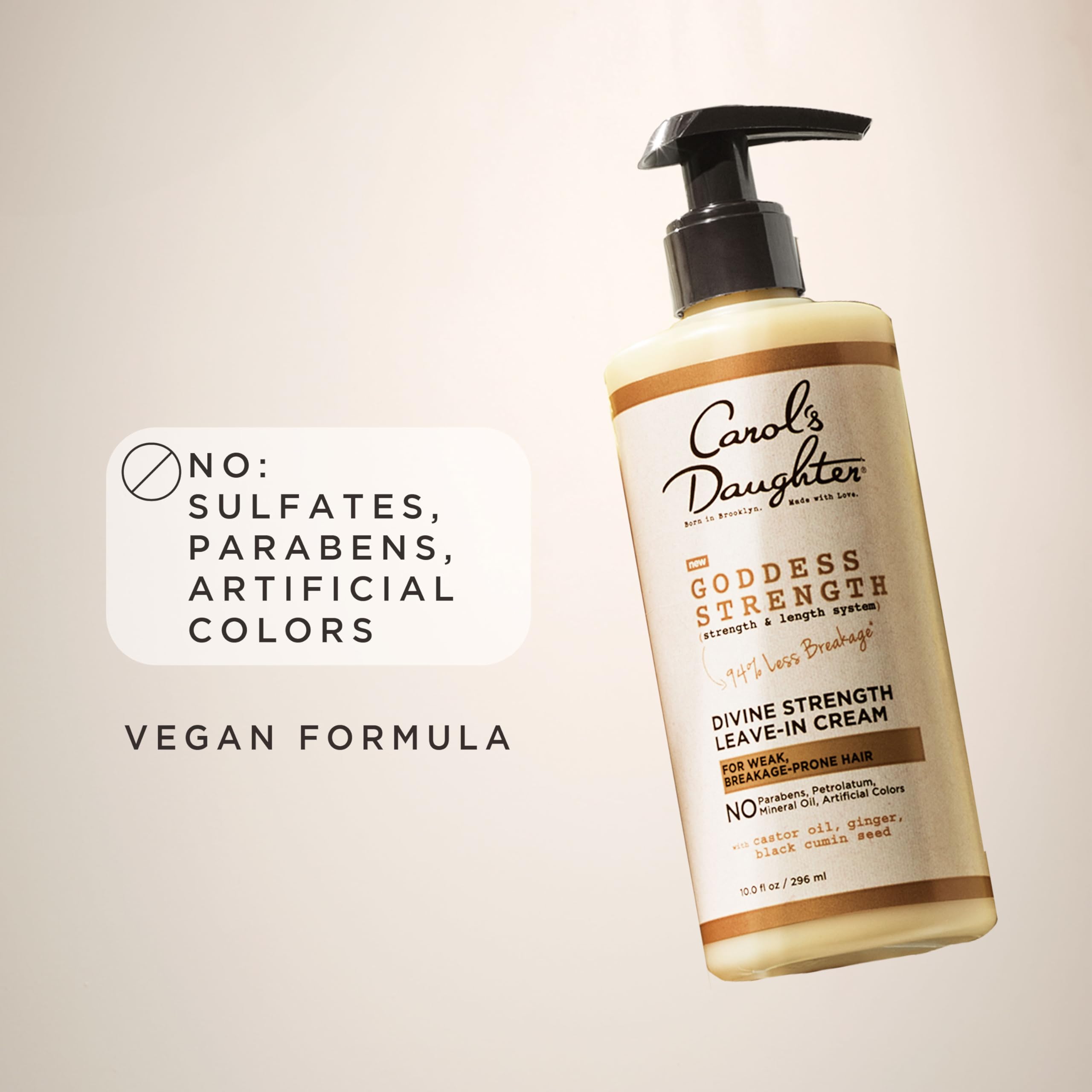 Ingredientes como ricino y semillas negras en Goddess Strength