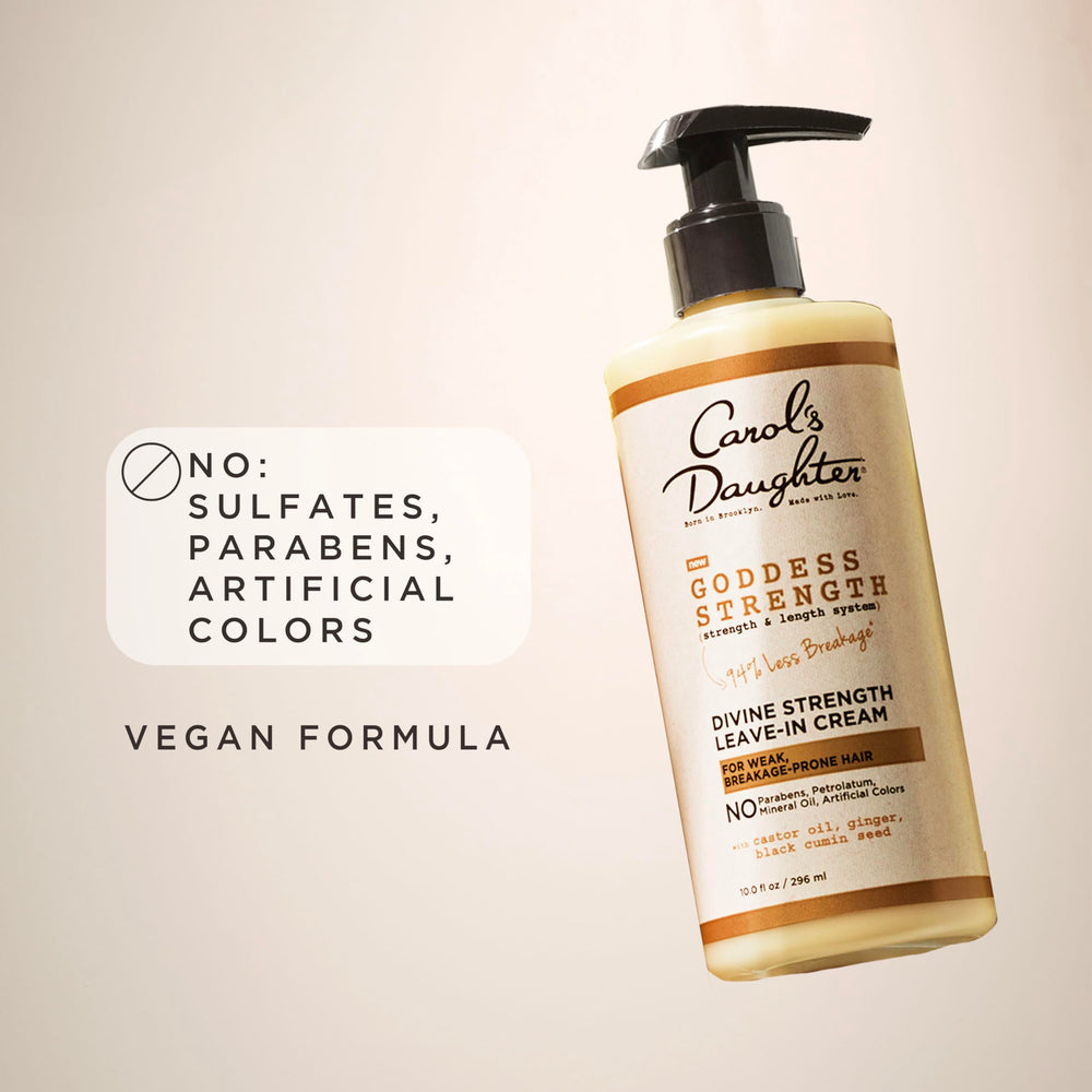 Ingredientes como ricino y semillas negras en Goddess Strength