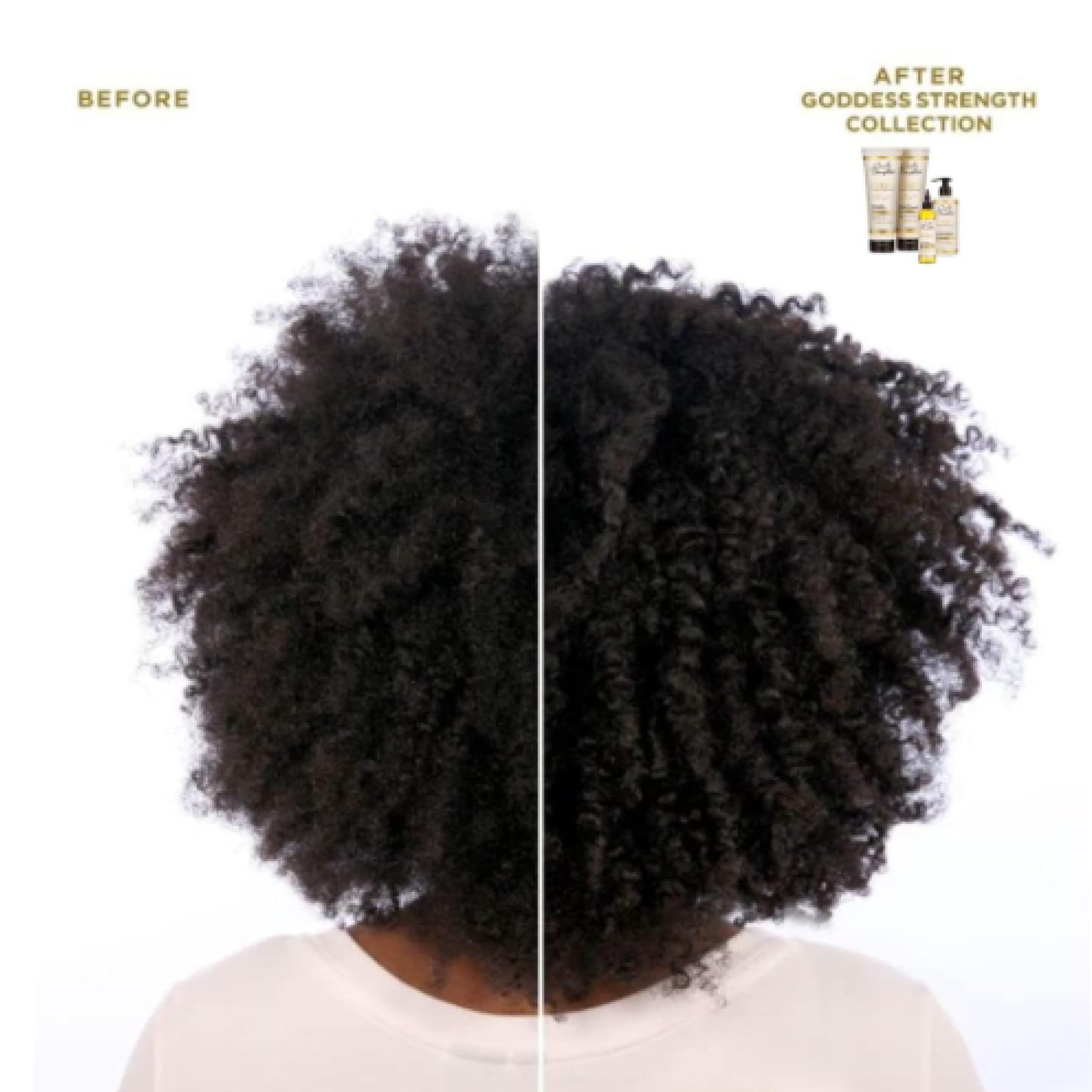 Application shot of massaging leave-in conditioner into hair.