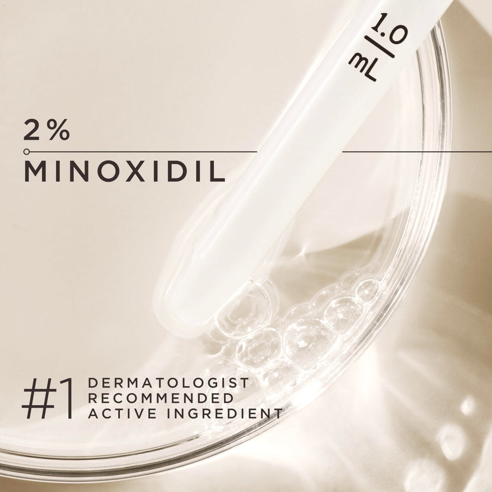 Carol's Daughter minoxidil 2 percent label close-up for topical solution