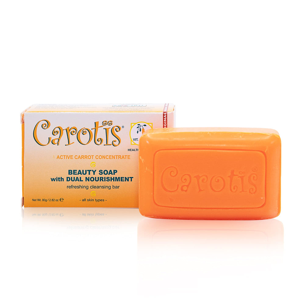 CAROTÏS Jabón de Belleza 80gr envase: limpieza suave para la piel.