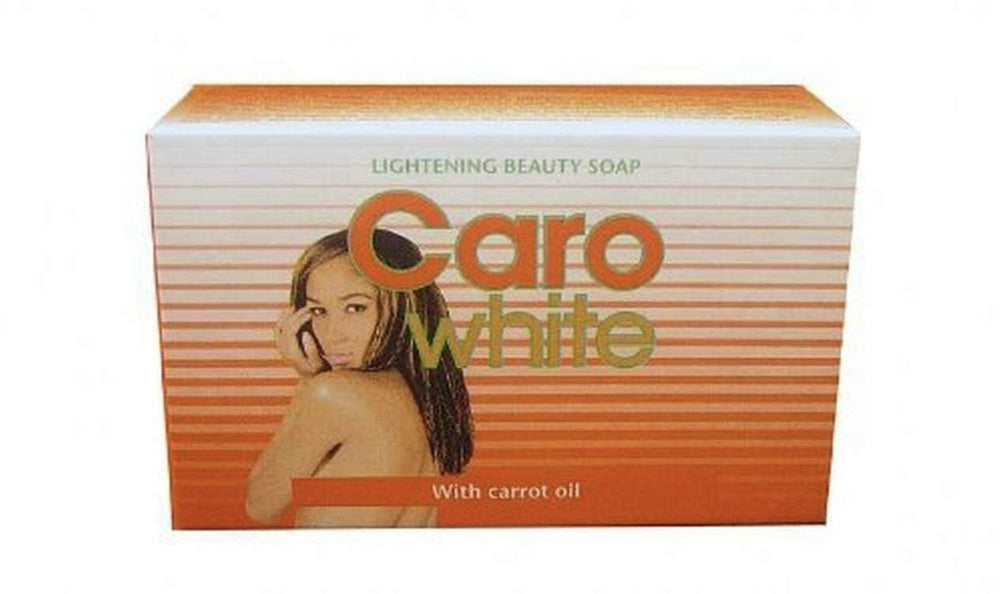 Caro White Beauty Skin Tone Soap packaging shown, convenient for travel and routine cleansing