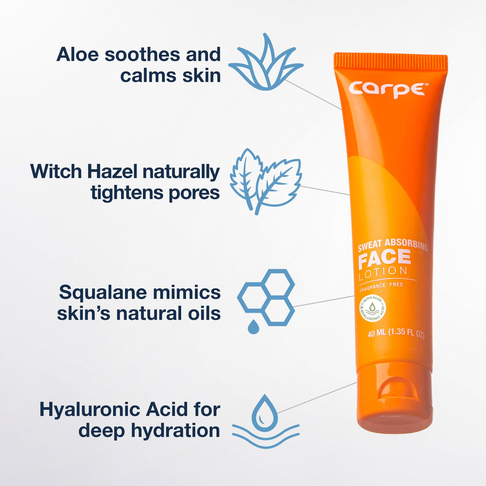 Carpe loción facial aplicación manual: usa mañana para rostro limpio y seco.