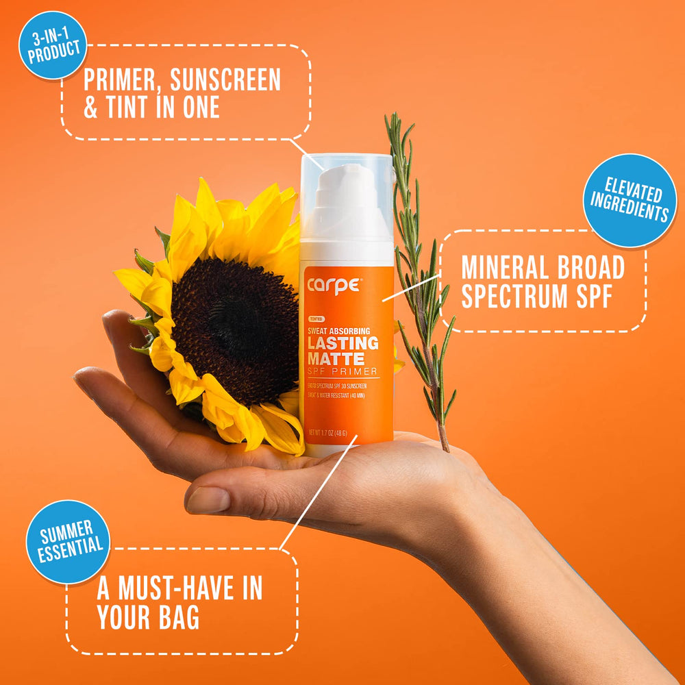 Carpe Primer for oily skin delivers oil control and velvet matte look