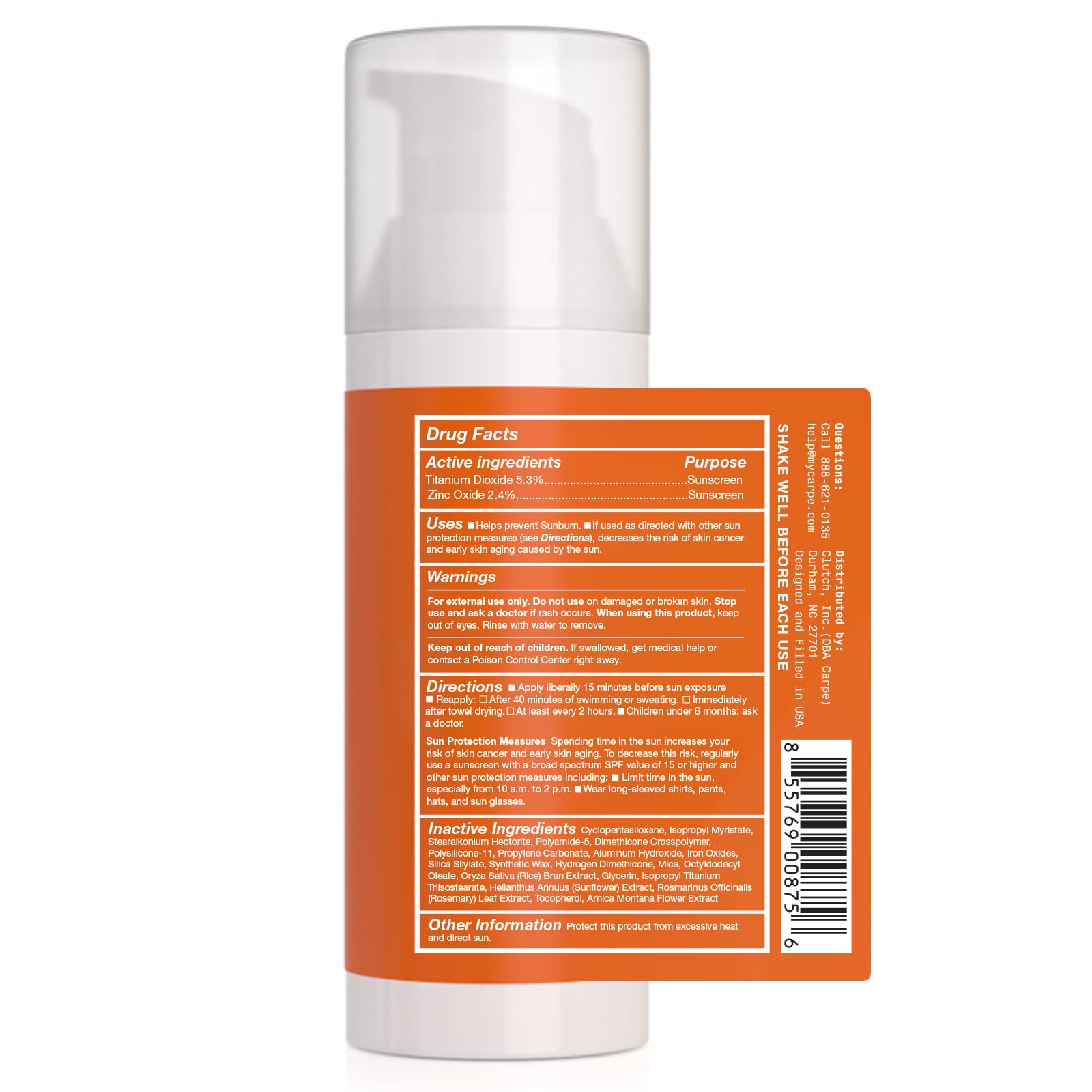 Carpe Primer packaging on white background demonstrates product elegance
